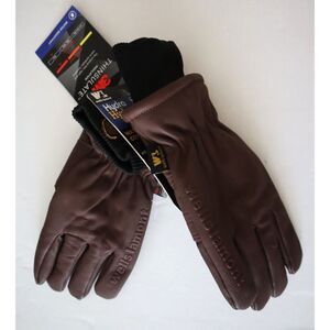 Wells Lamont Mens Sz L Dark Brown Hydrahyde Waterproof/Breathable Cowhide Gloves